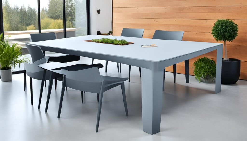 mortex tafel ontwerp